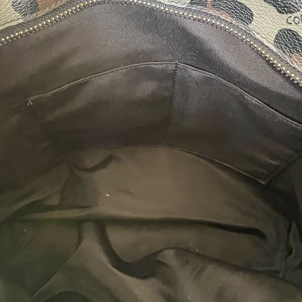 Coach Ocelot -Print Tote in Gray, Black and Brown - Picture 14 of 15